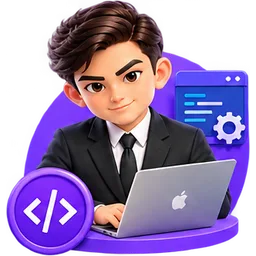 Maskot Web Development — Modern stack: React, Next.js, TypeScript, Tailwind, dan Prisma.