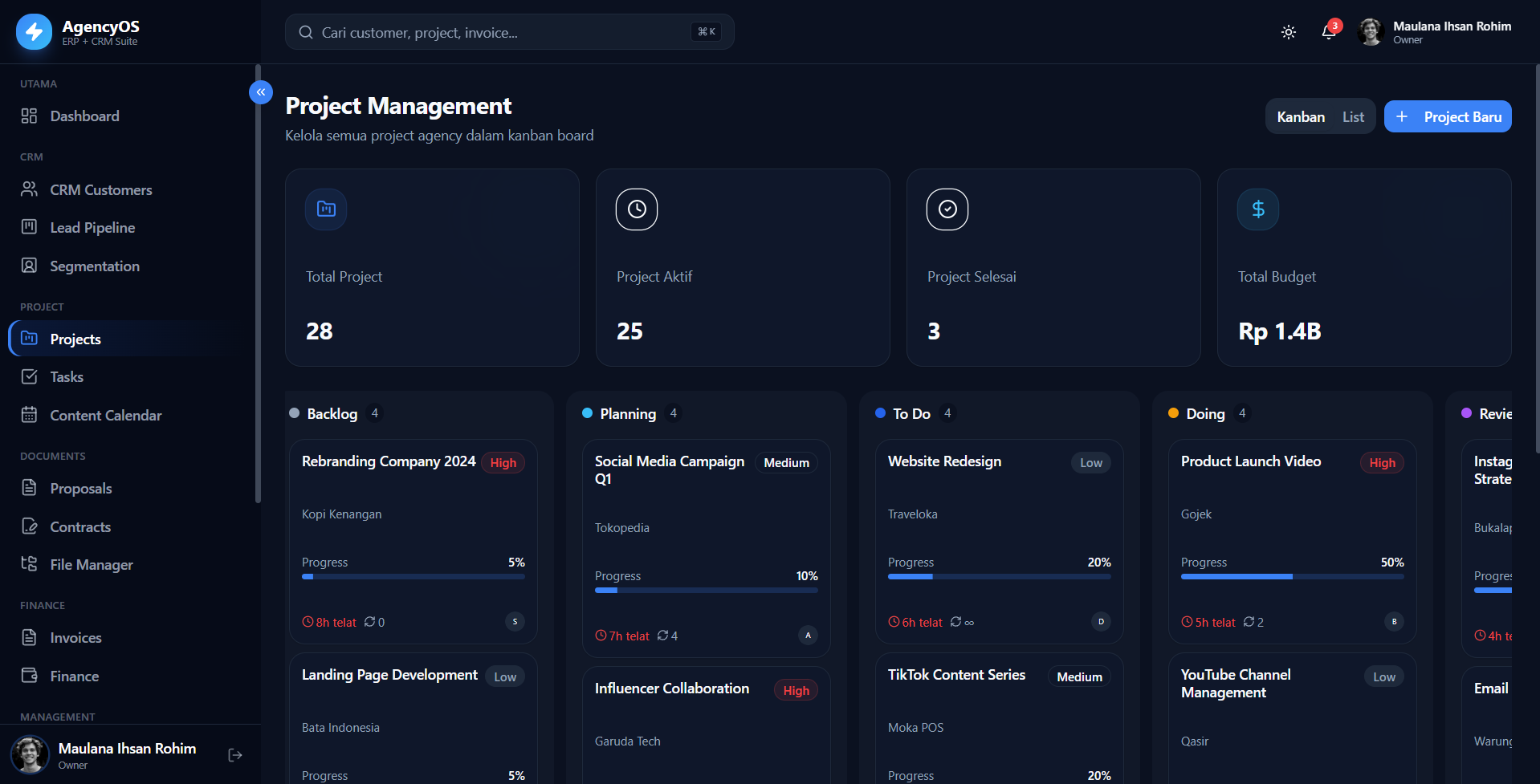 Landing Page SaaS Startup